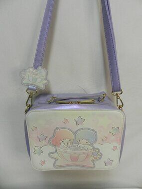 Loungefly Sanrio Little Twin Stars Carnival Iridescent Crossbody Satchel Purse
